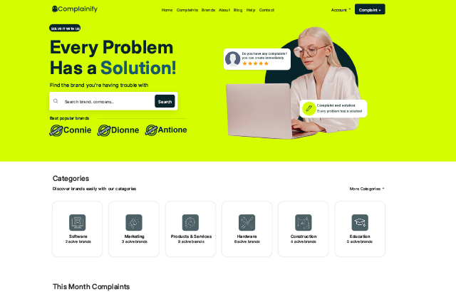 softby - Complainify - Profesyonel Şikayet & Çözüm Yazılımı